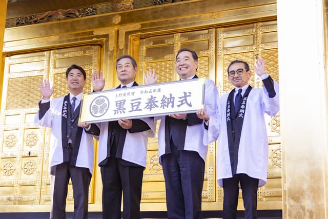 100日前イベント 黒豆奉納 丹波篠山出立式