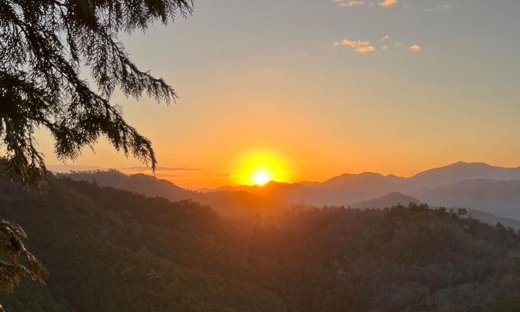 荒木城跡 元旦初日の出登山
