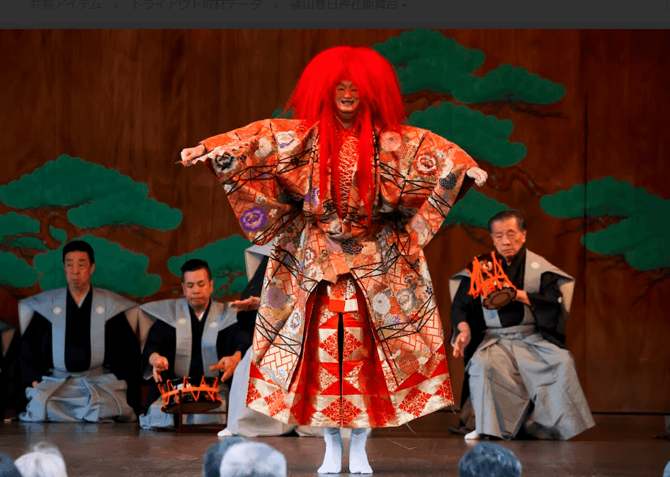 Revived Noh Stage, a Designated Important Cultural Property