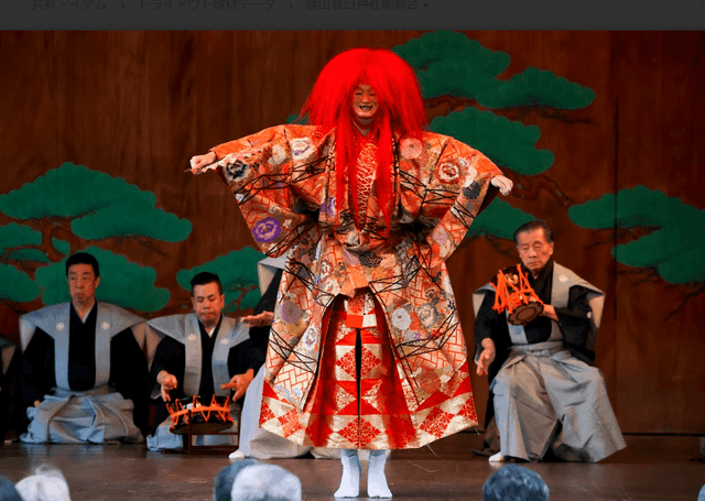 Revived Noh Stage, a Designated Important Cultural Property