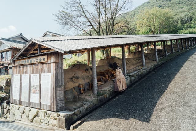 丹波焼 最古の登窯 公開焼成